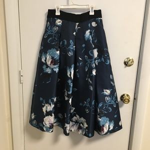 Full floral skirt
